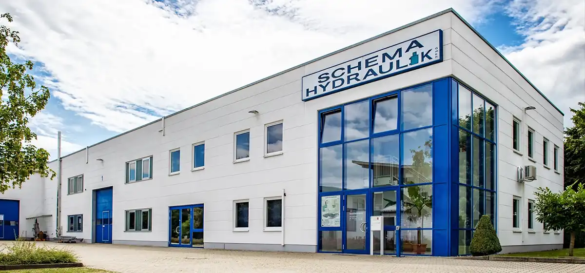 Firmengebäude Schema-Hydraulik