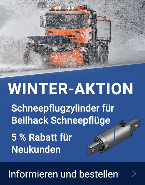 Winteraktion Schneepflug-Zylinder