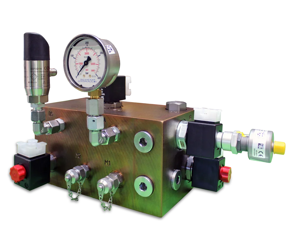 Steuerblock für hydraulische Pressen