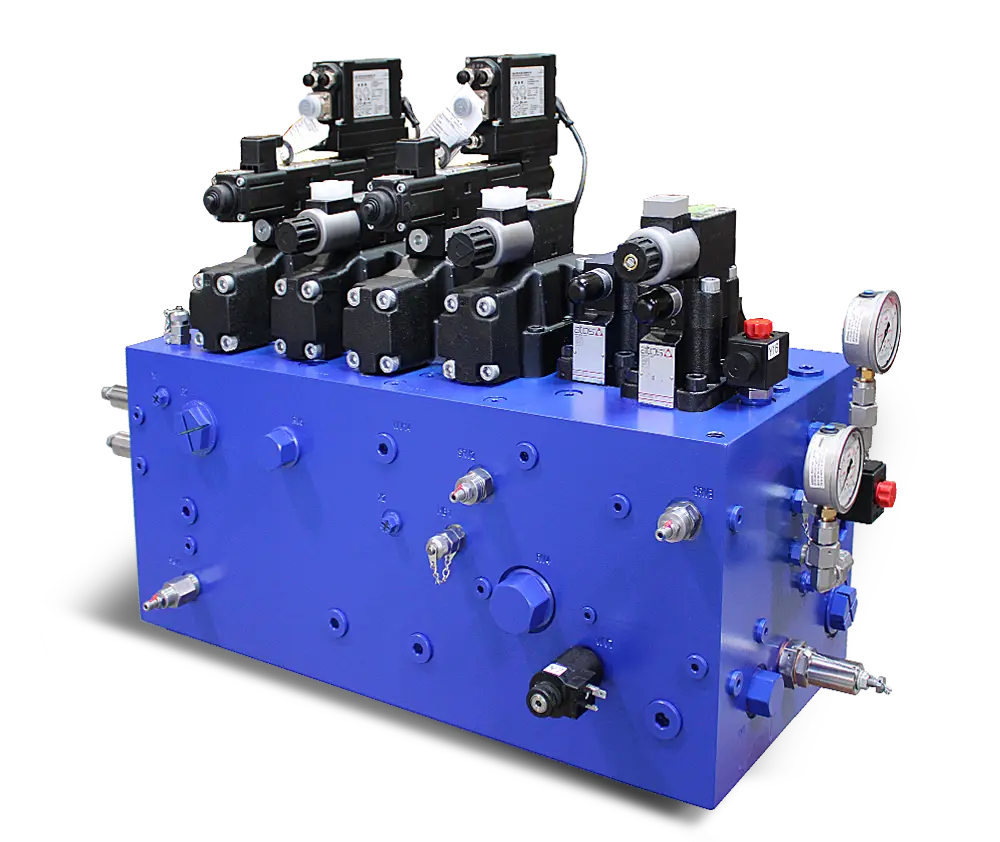 Schema Hydraulik Steuerblock für Industrieanwendungen